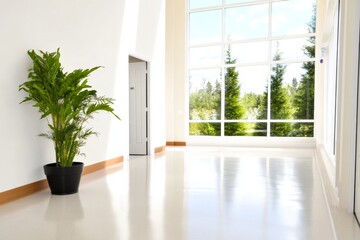 Fototapeta premium Natural Light Streaming In Indoor Space --ar 32 - F9014f4f-2 1064