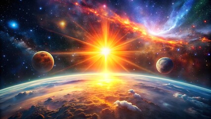 Fototapeta premium planet in space