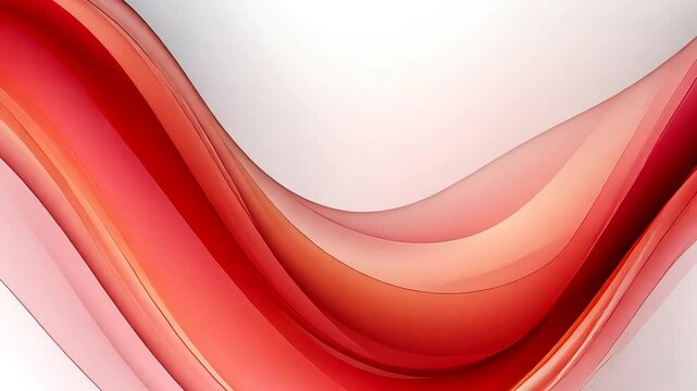 Abstract Red Wave Design (1)