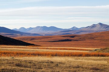 Obraz premium Photograph Of Brown And Orange Mountains In The