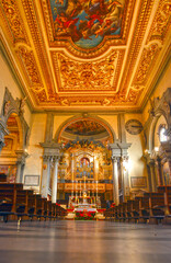 Obraz premium Innenansicht der San Marco Kirche in der Altstadt von Florenz (Italien)