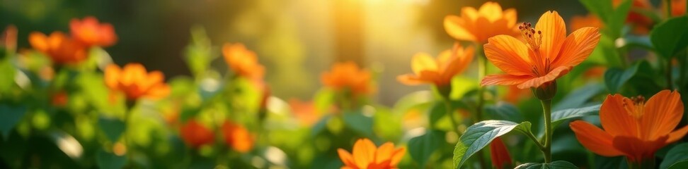 Lush orange blossoms, Valencia sunlight, vibrant garden , blossom, flower, sunny