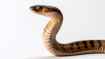 Fototapeta premium Intricate Patterns of a Serpent in CloseUp Detailed Reptile Photography Wildlife and Nature