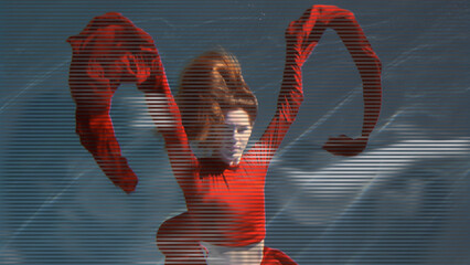 Retro Static Transition With Media Replace