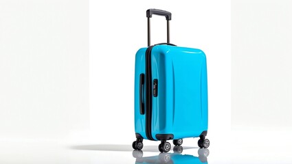 Isolated suitcase on a background 