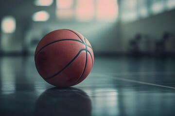 Basketball Court: Game Ball Ready