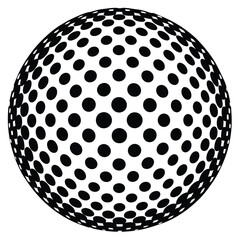 cercle abstrait fond pointillé illustration vectorielle