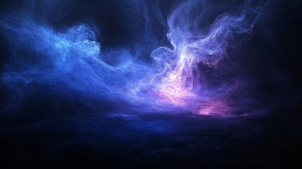 Abstract Colorful Nebula Design