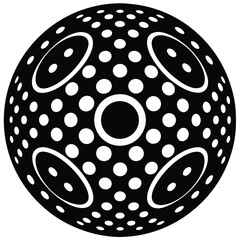 Fototapeta premium halftone dot globes