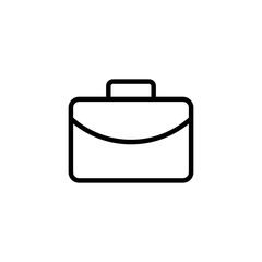 Briefcase icon logo design. suitcase sign and symbol. luggage symbol.