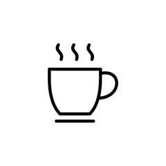 coffee cup icon logo design. cup a coffee sign and symbol