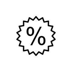 Discount icon logo design. Discount tag sign and symbol