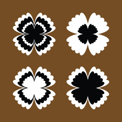 flower icon set