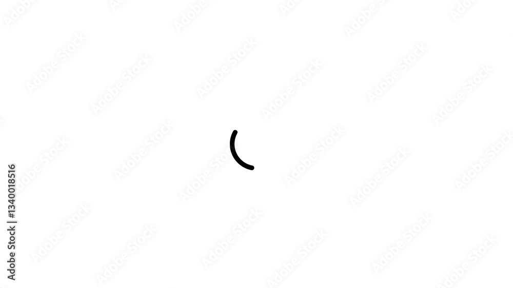 Poster round loading icon animation with alpha channel. the round loading icon with alpha channel is perfec