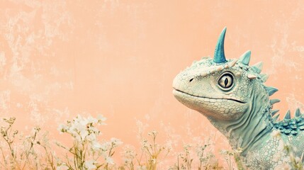 Space Pastel Green Scene Meadow Peach Right Tiny Vibe