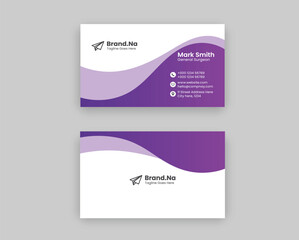 Naklejka premium business card template