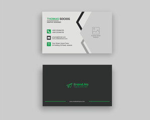 Double-sided creative business card template