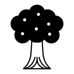 tree black icon