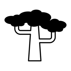 tree black icon