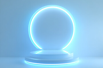 Neon Lights Illuminate Stage Design