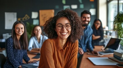 Diverse Team Smiling Together