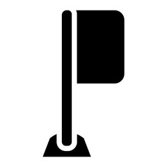 Banner Bow Flags Glyph Icon