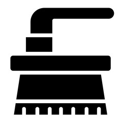 Clean Brush Tool Glyph Icon