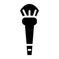 Paint Brush Art Glyph Icon