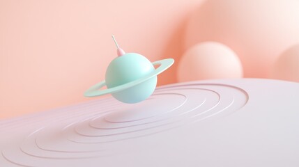 Space Pastel Blue Perspective Path Right Antenna Text