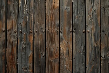 Fototapeta premium Photo of old wooden fence or wall pattern. Detailed photo textured background