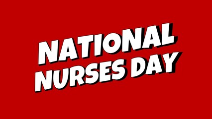 nurses day background illustration animation