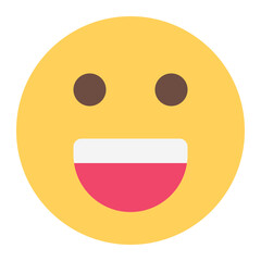 Fototapeta premium smile icon for illustration