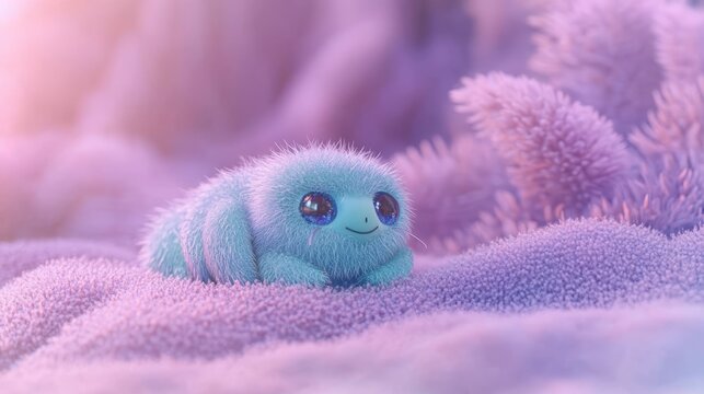 Space Pastel Blue View Empty Forest Hylonomus Body