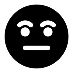 startled icon for illustration