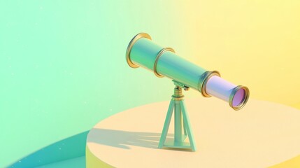 Space Pastel Green Overview Empty Starry Right Tiny