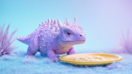 Space Pastel Lavender View Empty Yellow Prehistoric