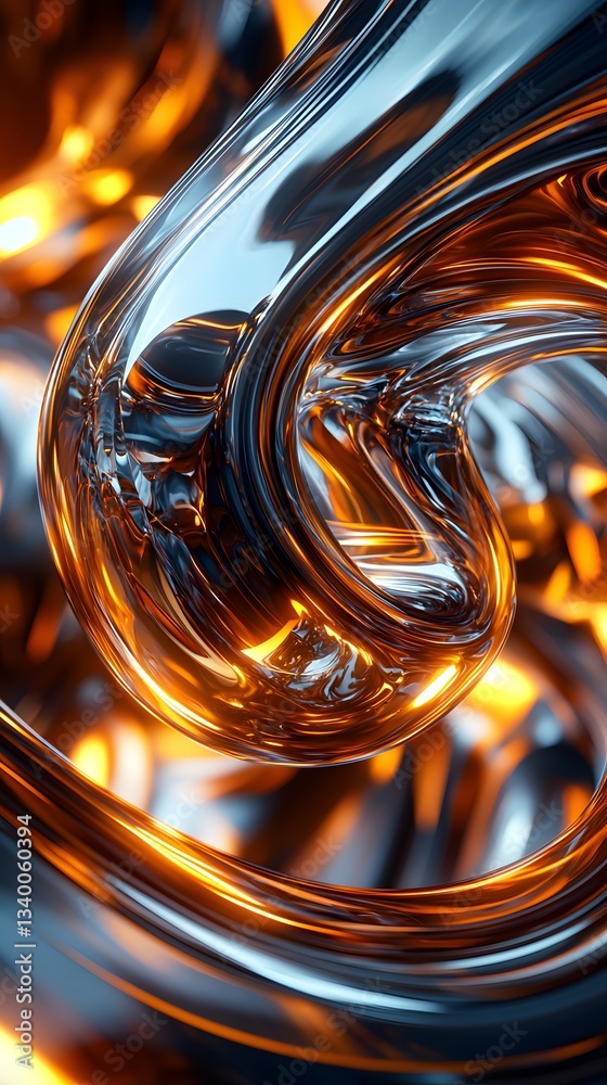 Poster mesmerizing 3d render of a liquid swirl abstract background featuring fluid motion and dynamic color