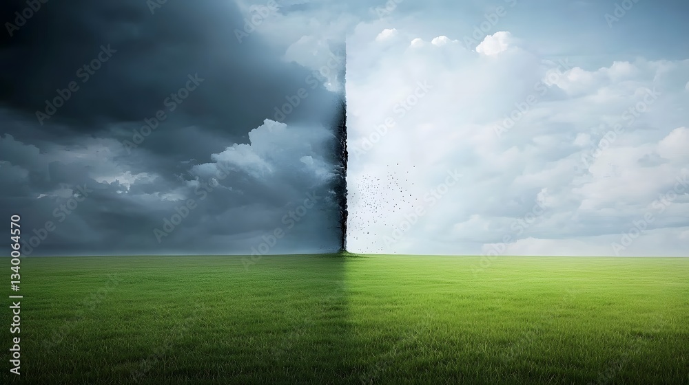 Poster a surreal scene of an interdimensional rift ripping through the atmosphere releasing a stream of mys