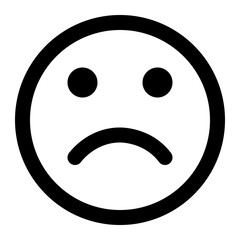 sad icon for illustration