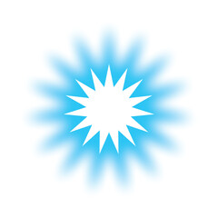 Abstract shining star vector with smooth gradient and soft glow effect. Perfect for backgrounds, digital designs, logos, icons, and modern decorative elements for various projects.
