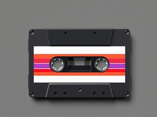 Obraz premium Empty Cassette Case Mockup for Branding