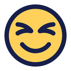 Fototapeta premium happy icon for illustration