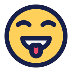 Fototapeta premium happy icon for illustration