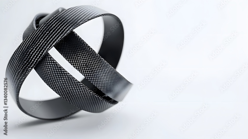Poster intricate carbon fiber textures in a dynamic abstract composition showcasing the material s sleek hi