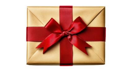 A stack of green and red boxes with red bows on top