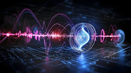 Swirling energy patterns and luminous distortions in a quantum field concealing the form of an enigmatic unidentified object emerging from the fabric of space