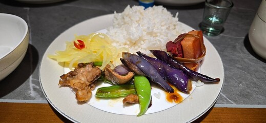 Rice with vegetables