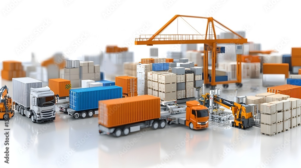 Poster Visualization of the complexity and interconnectedness of the global supply chain impacted by trade policies and tariff barriers between countries