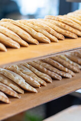 bread on a wooden board