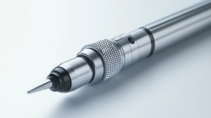 Precision engineering, detailed view of machine tools, conveying craftsmanship and attention to detail